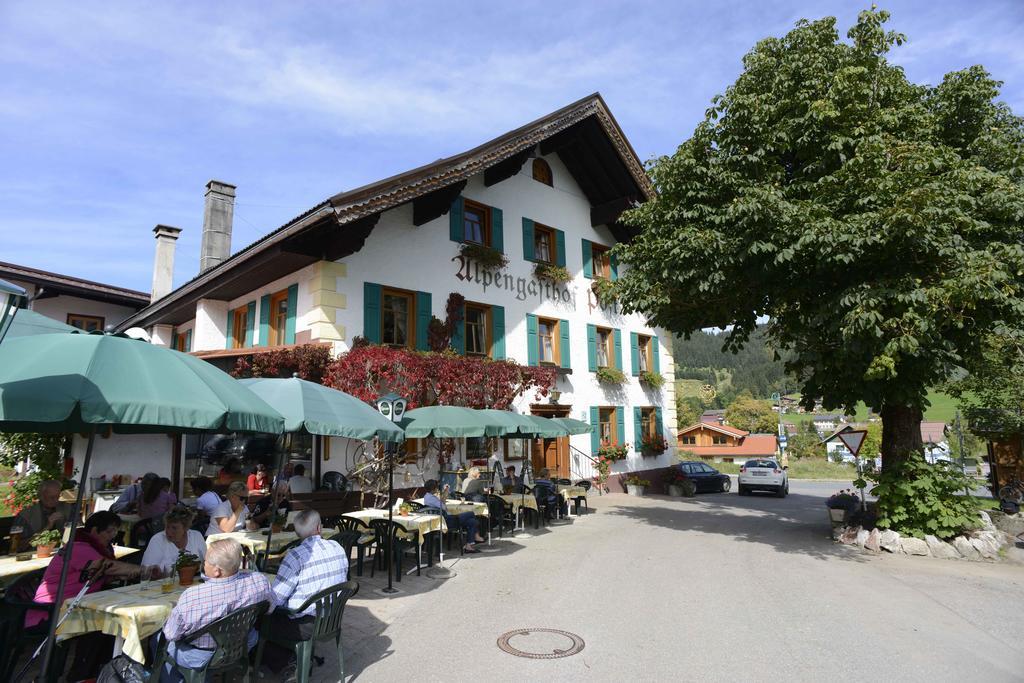 Alpengasthof Zur Post Schattwald Kültér fotó