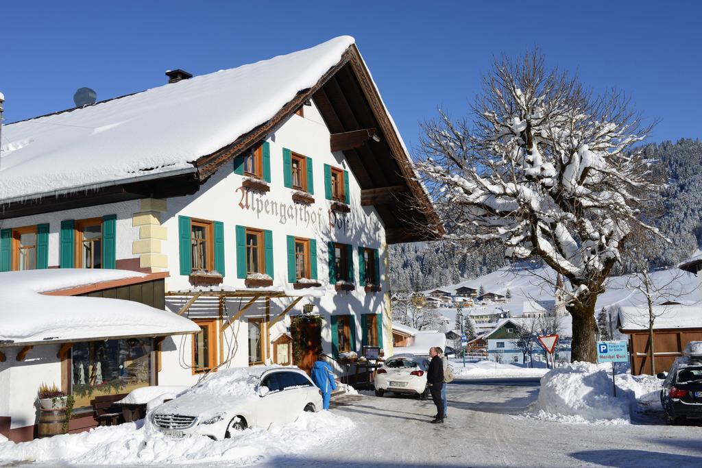 Alpengasthof Zur Post Schattwald Kültér fotó