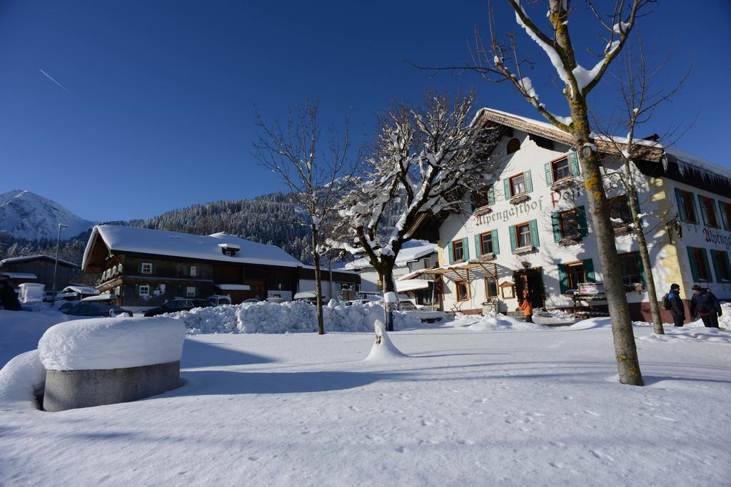 Alpengasthof Zur Post Schattwald Kültér fotó